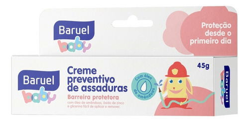 Creme Preventivo de Assaduras Baruel Baby Caixa 45g