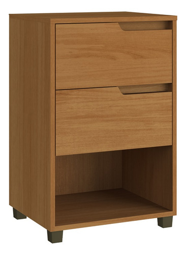 Mesa Cabeceira 2 Gavetas Nature L45xa69cm