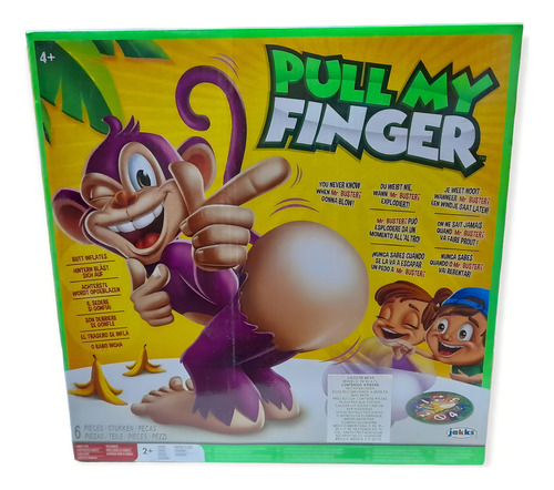 Pull My Finger Jala Mi Dedo Trasero De Mono Jakks
