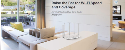 Archer C60 Router Inalámbrico De Banda Dual Smart Wifi Ac135