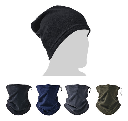Adjustable Polar Fleece Neck Warmer Windproof Winter Warm