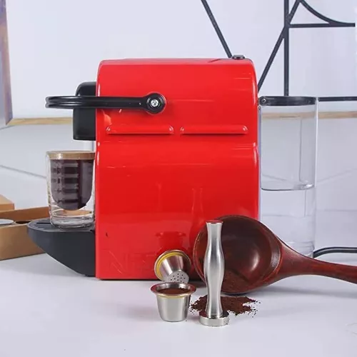  RECAPS cápsulas de Nespresso reutilizables, vainas rellenables  de acero inoxidable para máquinas Nespresso (compatibles con la línea  original), Fine, Acero inoxidable : Hogar y Cocina