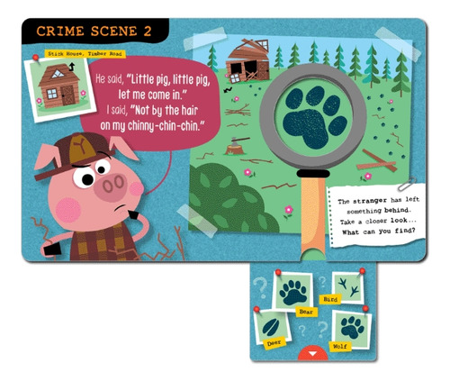 True Crime Fairy Tales The Three Little Pigs, De Cox, Alexander. Editorial Make Believe Ideas, Tapa Dura En Inglés Internacional