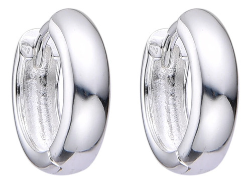 Aros Argollas De Plata 925 (ed5/30)