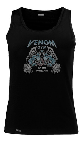 Camiseta Esqueleto Venom Gym Hombre Sbo 