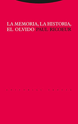 Libro Memoria La Historia El Olvido (rustica) - Ricoeur Paul