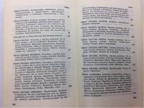 Compendio General De Folklore Colombiano - Guillermo Abadía