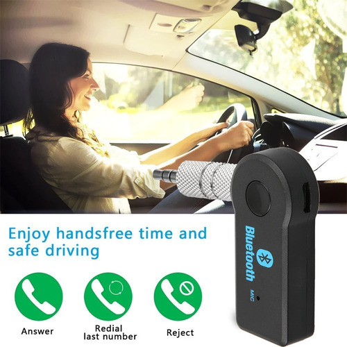 Adaptador Auto Receptor De Música Bluetooth Manos Libres