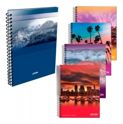 Cuaderno Universitario Avon America A4 84h Ray / Cuad X1