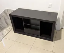 Comprar Mesa Tv Rack Para Tv Hasta 60  Con Cajón Y Lugar Para Audio Marrón