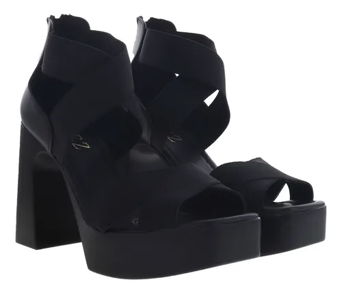 Sandalias con tiras de elastico sale