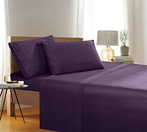 Elegant Comfort, Microfibra, Boysenberry, Completo