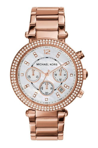 Reloj Michael Kors Mk5491 Original Mujer Oro Rosa