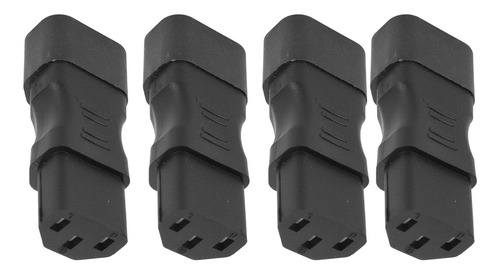 Adaptador De Corriente Iec320 C14 A Iec320 C13, 4 Piezas, Un
