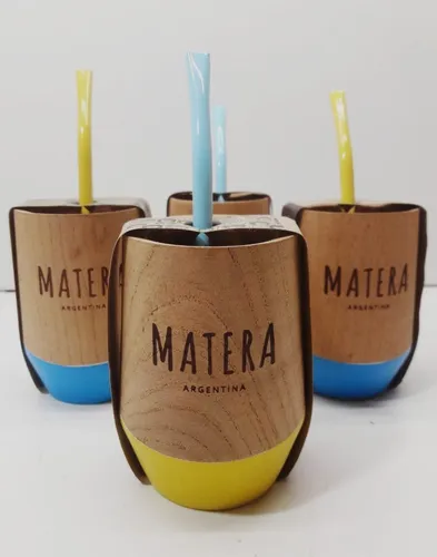 Yerba Mate Organica Premium 1kg Secado Natural + Mate Madera