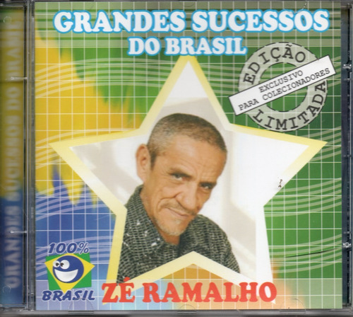 Cd Zé Ramalho - Grandes Sucessos Do Brasil