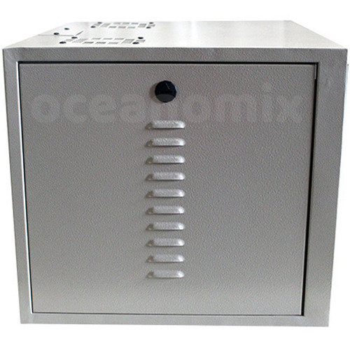 Mini Rack Parede 19 12u X 570 Preto Branco + 2 Band Fixa