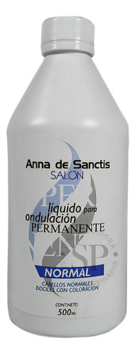 Líquido Para Permanente Pelo Normal X500ml Anna De Sanctis