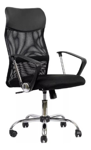 Silla Ejecutiva Mesh Ergonómica Respaldo Oficina Regulable Color Negro