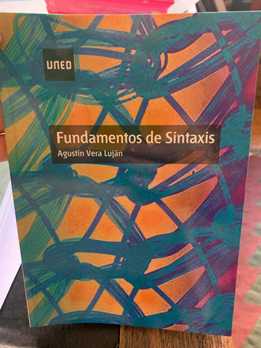 Fundamentos De Sintaxis. Agustín Vera Luján · Uned (Usado)