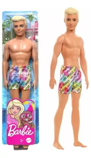 Muñeco Ken Rubio De Barbie Bermudas Los Angeles