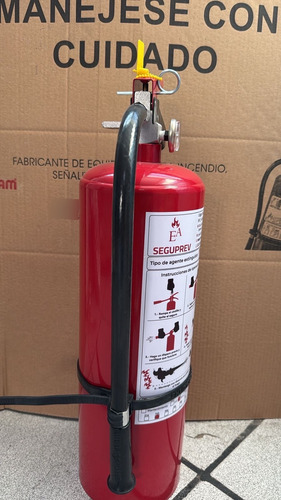 Extintor Certificado 6kg Pqs Fuego Tipo A B C