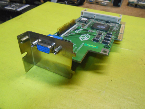 Placa De Video Agp Ati Rage Pro 3d 4mb P/n 334134-001 Retro (Usado)