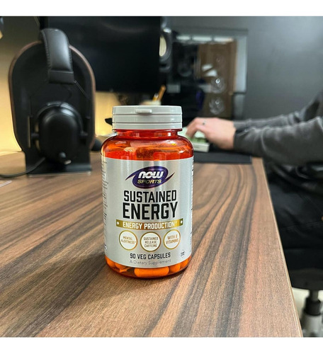 Vitamina B6 B12 + L Carnitina Sustained Energy - Now Sports Sin Sabor