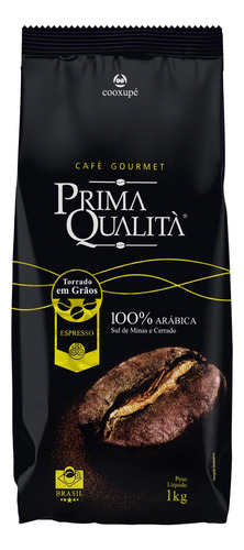 Prima Qualità Café Gourmet Espresso torrado em grãos 1kg