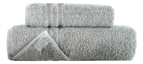  Rosewood Budapest kit 2 toallón de 140x70cm y 40x70cm color gris