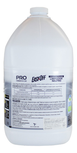 EASYOFF Limpiador Neutro Concentrado 3.79 L
