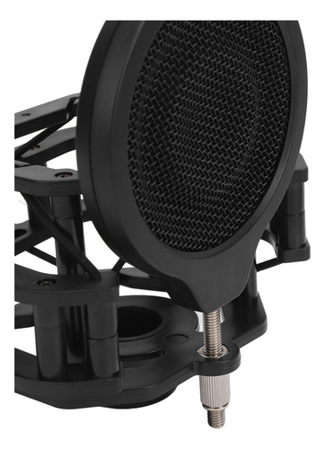 Microfone Shock Mount Pack, Filtro, Ajustável, Profissional
