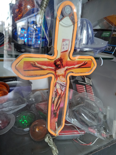 Cruz Cristo Led Para Parabrisas O Ventanas 12 V (Usado)