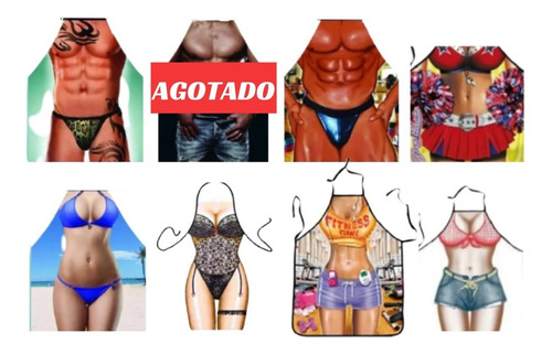 Delantal Estampado Figuras Varios Diseños Cñ Teoytino Chn