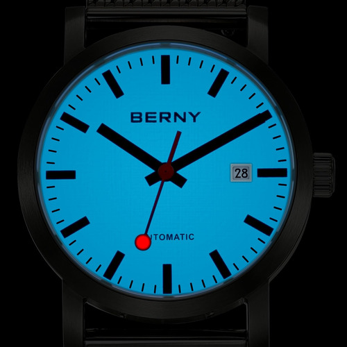 Berny Reloj Automático Clásico Para Hombres Reloj De Pulsera