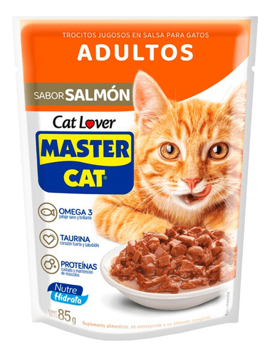 Sachet Master Cat Adulto Salmón 20 Un.