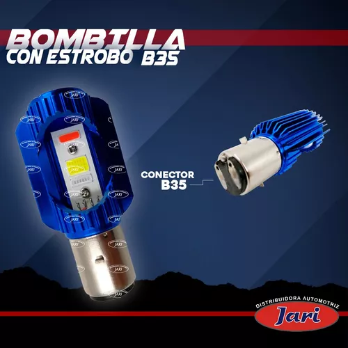 Bombilla H4 Con Estrobo Y Funcion De Color Moto (1 Pza.)