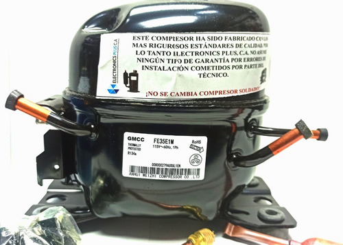 Imagen 1 de 3 de Compresor 1/8 Hp R134a Neveras Domesticas Tienda Chacaito