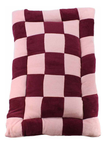 Kit 2 Colchonete Colchão Pet Caminha Tapete Lavável 100x60 Cor Rosa E Azul