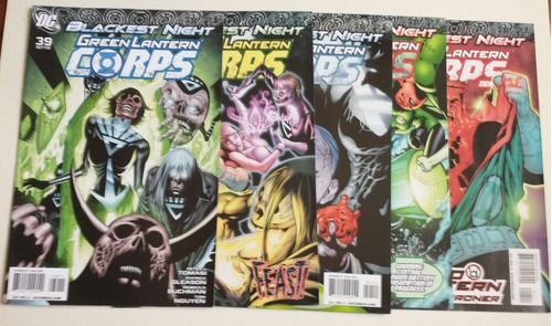 Green Lantern Corps Blackest Night (n°39-43 Usa) Dc Comics 