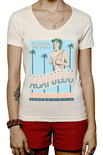 Camiseta Chaves Em Acapulco - Feminino - M