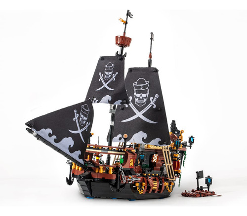 Dovob Juego De Bloques De Construccion De Barcos Piratas, Gr