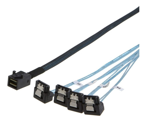 1 Metro Cable De Mini Sas A 4 Sata 1 Metro Cable De Mini Sas A 4 Sata