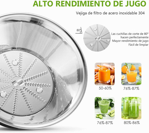 Imagen 2 de 7 de Extractor De Jugos Juguera Eléctrica 400w