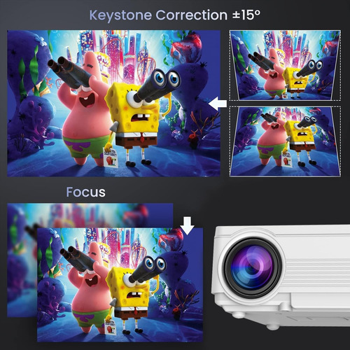 Proyector Bluetooth De Yleegs Mini Proyector 1080p Proyector