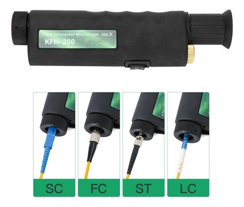 A Microscopio De Fibra Óptica De Mano Mini 200x 400x