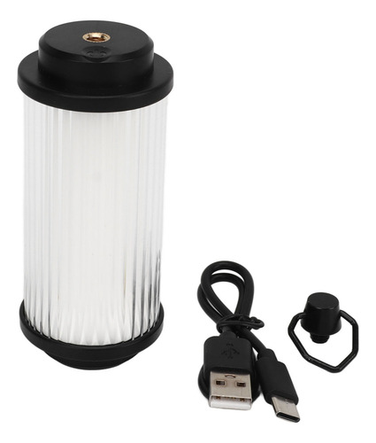 Luz De Camping Mini Usb Recargable Con 2 Marchas, Base Portá