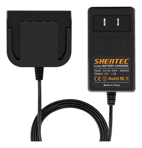 Shentec Cargador De Batera De Litio De 18 V Compatible Con R