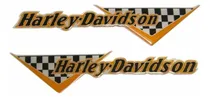 Comprar Adesivos Compatível Harley Davidson Resinado 3,0x13,5cm Rs3 Cor Harley Davidson Motorcycles Resinado