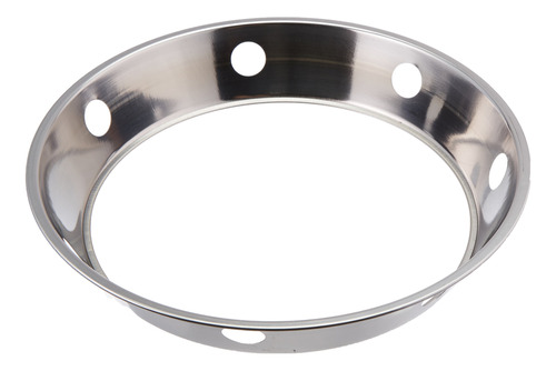 Chapado Zinc Wok Soporte Anillo 8-inch